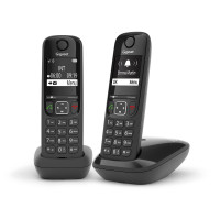 Gigaset Cordless Phone DECT AS690 DUO Black