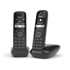 Gigaset Cordless Phone DECT AS690 DUO Black