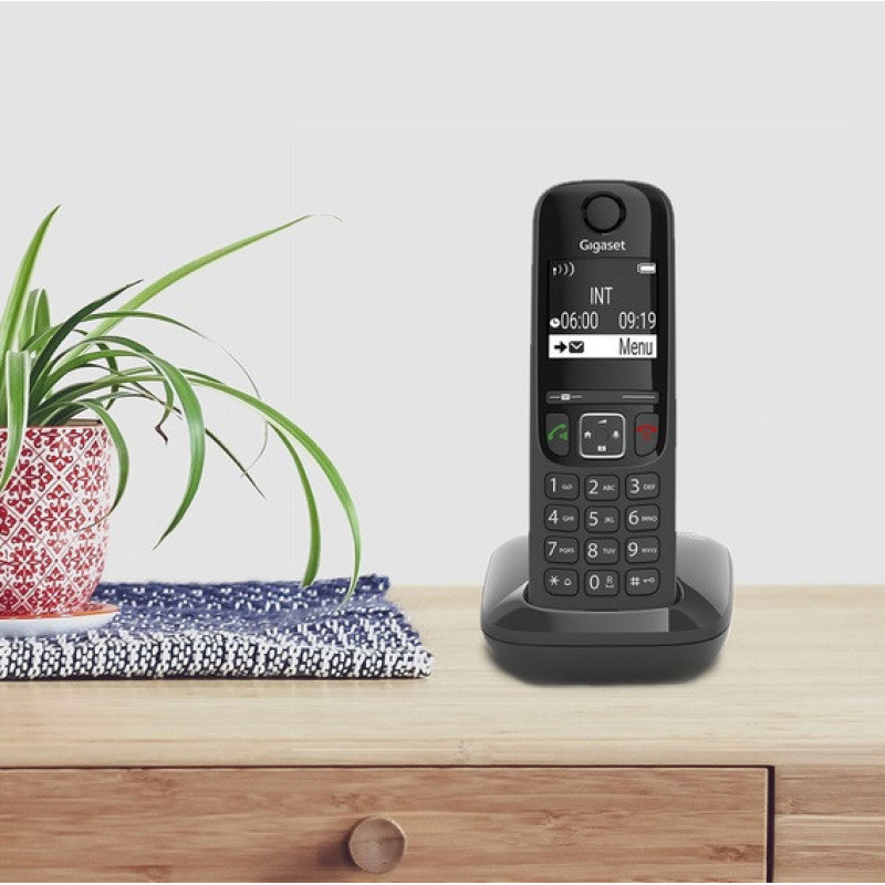 Gigaset Cordless Phone DECT AS690 DUO Black