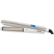 Remington hair straightener Remington Hydraluxe, 55V, temp. modes-9, 150-230С, display, ceramics, white (S8901)