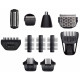BaByliss Multi kit trimmer 11-in-1 face&beard, 11 attachments, black (MT860E)