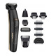 BaByliss Multi kit trimmer 11-in-1 face&beard, 11 attachments, black (MT860E)