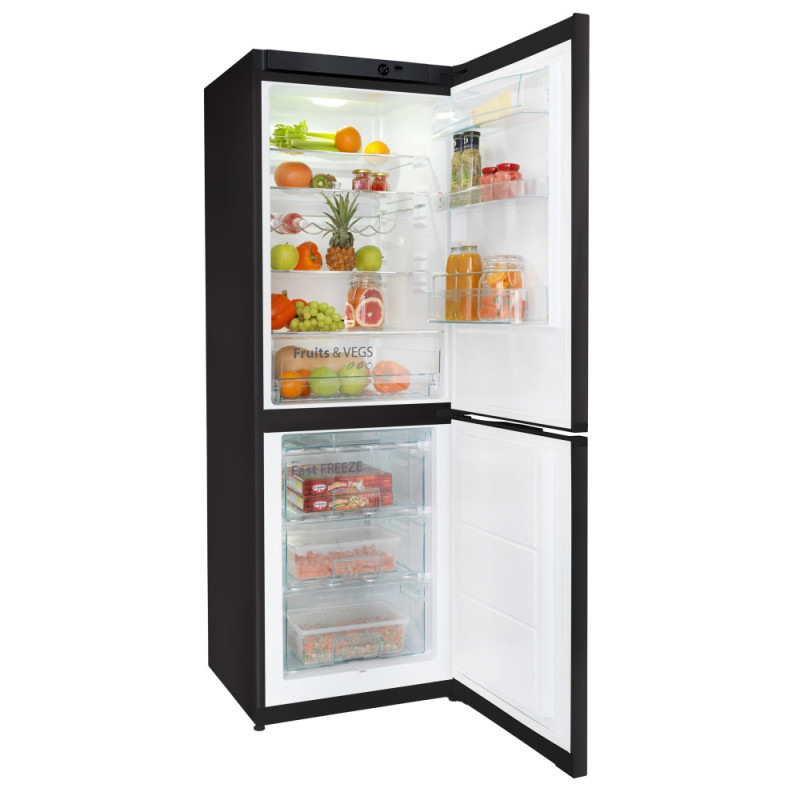 SNAIGE Ref with bottom freezer, 176x62х65, ref-191L, freez.-88L, 2doors, A++, ST, black (RF53SM-S5JJ2E)