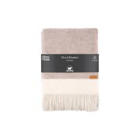 ARDESTO Blanket Leonardo Bianco, 140x200cm, 100% wool, taupe (ART0501LB)