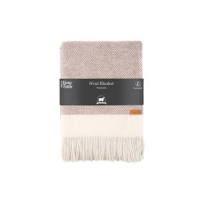 ARDESTO Blanket Leonardo Bianco, 140x200cm, 100% wool, taupe (ART0501LB)