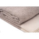 ARDESTO Blanket Leonardo Bianco, 140x200cm, 100% wool, taupe (ART0501LB)