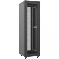MIRSAN Шкаф 19", 32U, GTN, перфорированная дверь, 600x1000 мм, максимально 1000 кг, черный (MR.GTN32U61DE.01_PRF63)