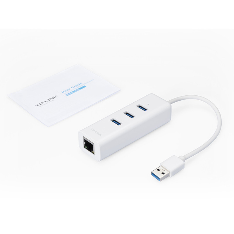 TP-Link Network Apapter UE330 USB3.0 to GE 3xUSB3.0 HUB