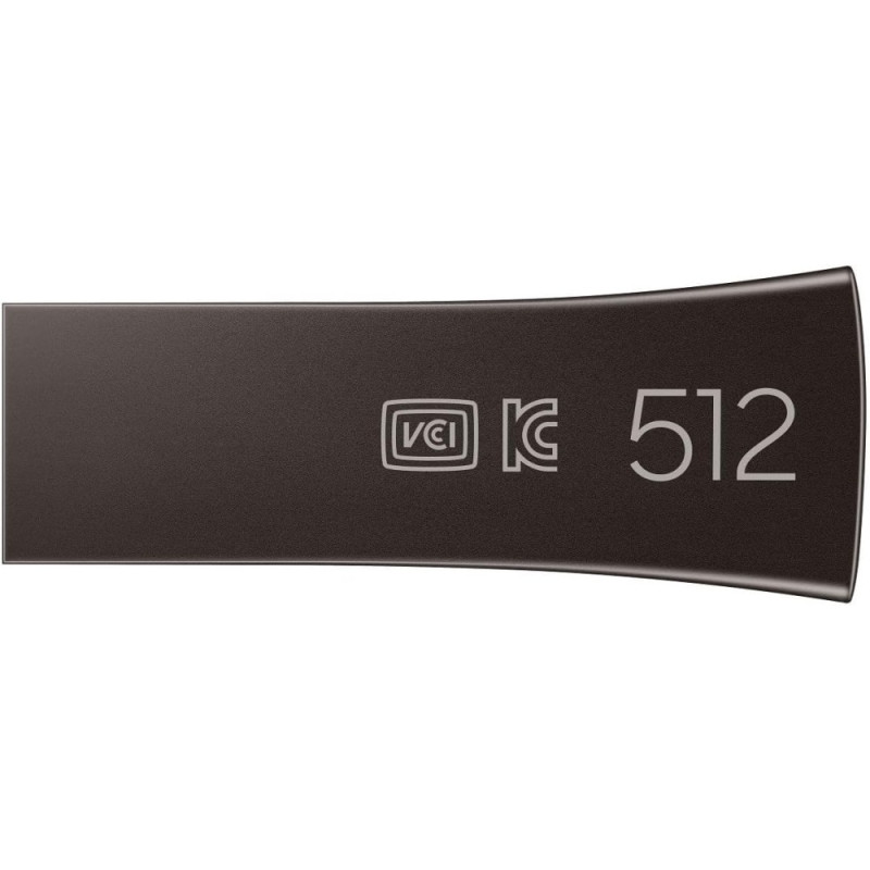 Samsung Накопитель Samsung 512GB USB 3.1 Type-A Bar Plus Серый (MUF-512BE4/APC)