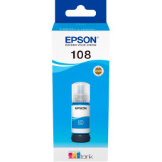 Epson Контейнер з чорнилом 108 EcoTank L8050/L18050 cyan (C13T09C24A)