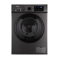 ARDESTO Стиральная машина фронтальная Black Mars, 7кг, 1400, А+++, 48см, дисплей, пар, инвертор, подсвет.барабана, серый (WMS-7117IDGBD)