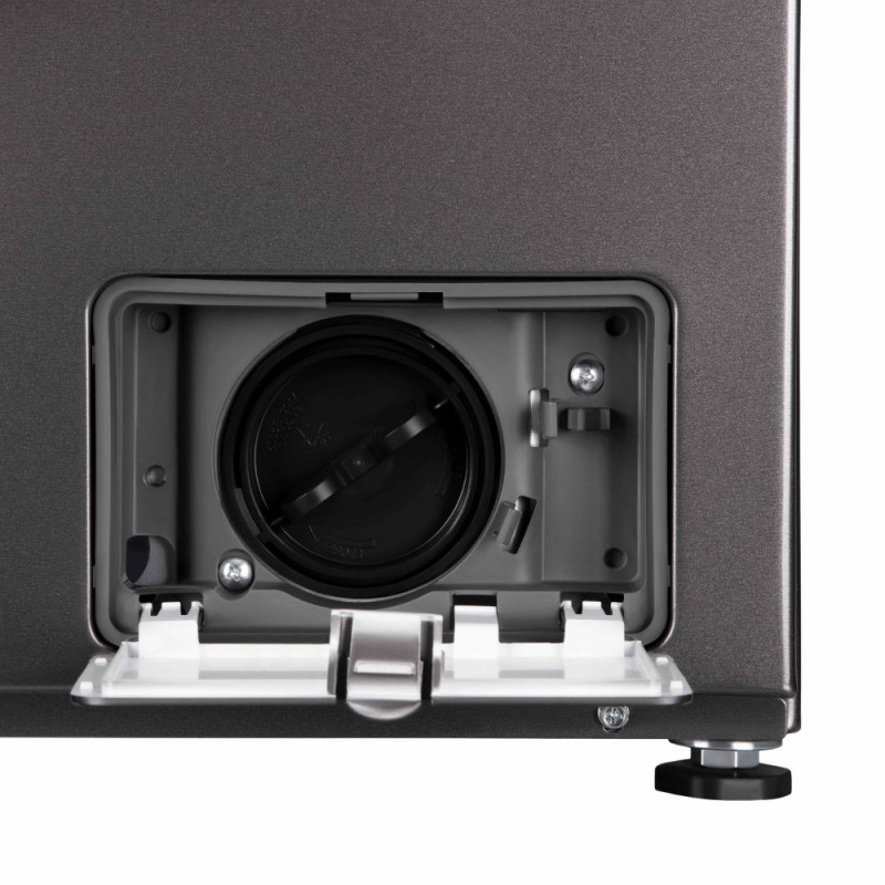 ARDESTO Пральна машина фронтальна Black Mars, 7кг, 1400, А+++, 48см, дисплей, пара, інвертор, підсвіч.барабана, сірий (WMS-7117IDGBD)