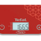 Tefal Весы Tefal кухонные Optiss, 5кг, AAAx2 в компл, стекло, красный (BC50D7V0)