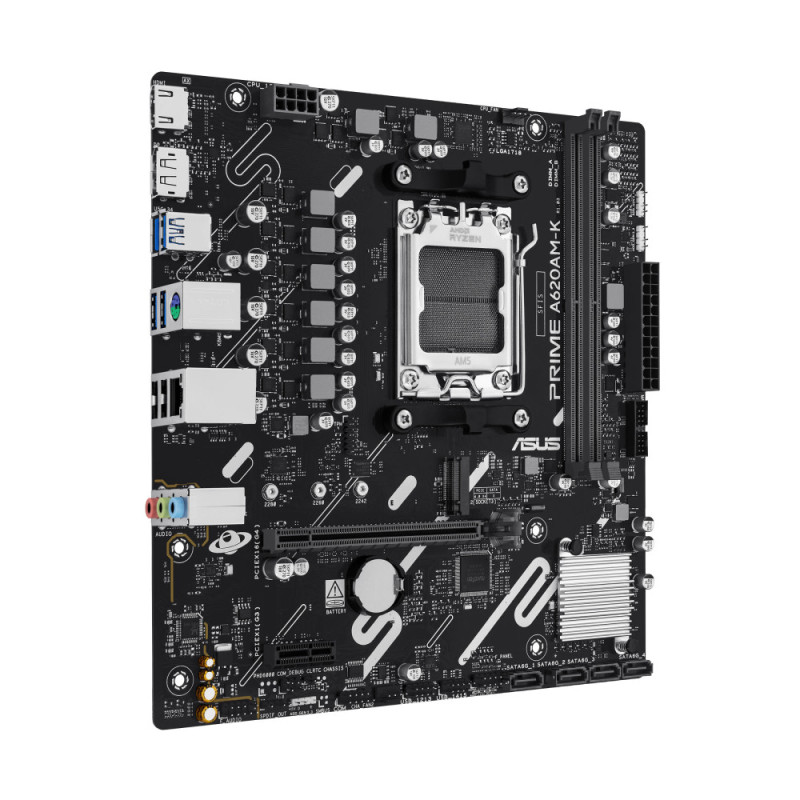 ASUS Материнcька плата PRIME A620AM-K sAM5 A620 2xDDR5 HDMI DP mATX (90MB1GX0-M0EAY0) ASUS Материнcька плата PRIME A620AM-K sAM5 A620 2xDDR5 HDMI DP mATX (90MB1GX0-M0EAY0)