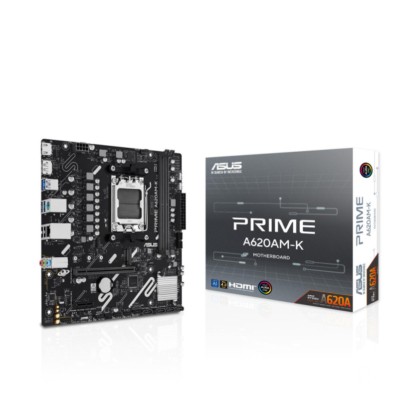 ASUS Материнcька плата PRIME A620AM-K sAM5 A620 2xDDR5 HDMI DP mATX (90MB1GX0-M0EAY0) ASUS Материнcька плата PRIME A620AM-K sAM5 A620 2xDDR5 HDMI DP mATX (90MB1GX0-M0EAY0)