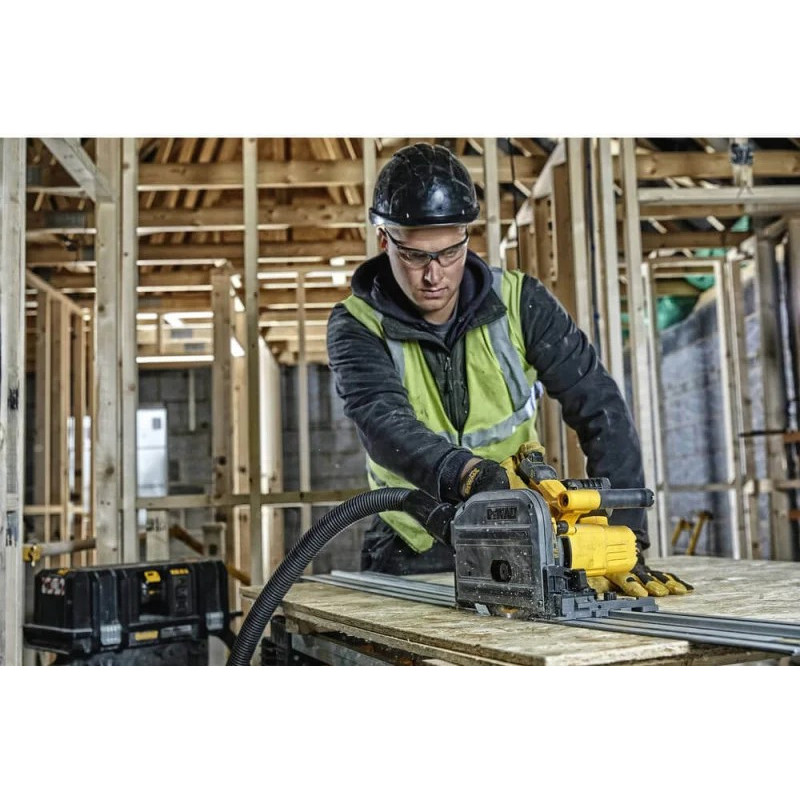 DeWALT XR FLEXVOLT Li-ion 54V Cordless Plunge Circular Saw, 2500–4200 RPM, 165 x 20 mm, TSTAK Case, 4.7 kg (without battery and charger) (DCS520NT)
