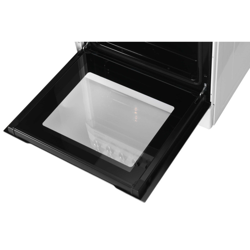 ARDESTO Плита комби Elegance, 66л, 60x60см, конвекция, чугун, подсветка, форсунки LPG (подключение газового баллона), белый (FSCF-C606W)