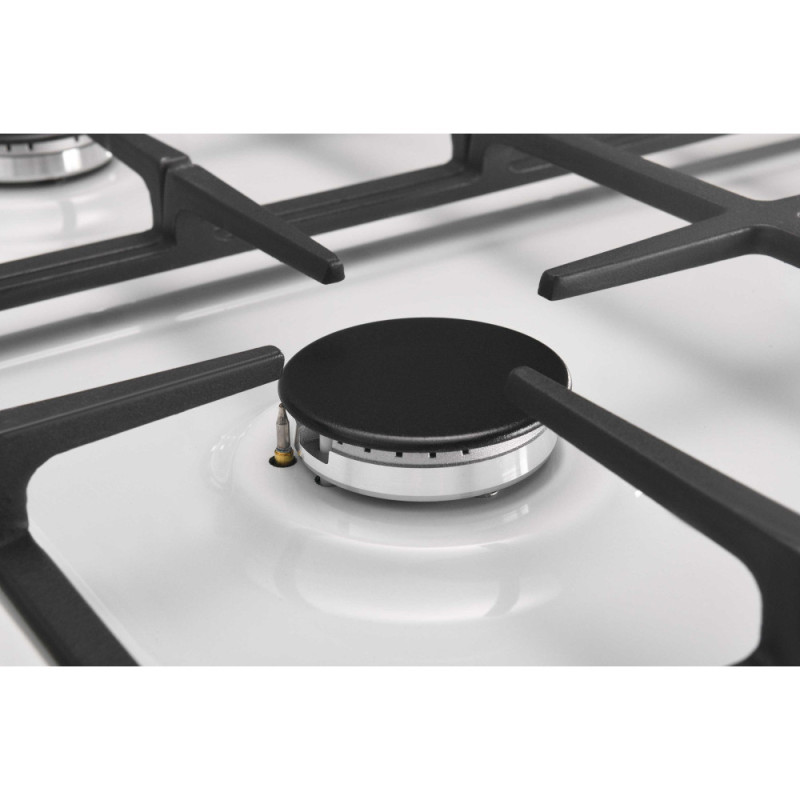ARDESTO Плита комби Elegance, 66л, 60x60см, конвекция, чугун, подсветка, форсунки LPG (подключение газового баллона), белый (FSCF-C606W)