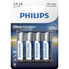 Philips Battery Ultra Alkaline e AA blister, 4 pcs (LR6E4B/10)