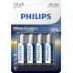 Philips Battery Ultra Alkaline e AA blister, 4 pcs (LR6E4B/10)