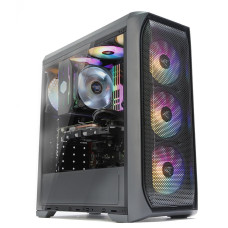 Zalman Computer case N5 MF, without PSU, 1xUSB3.0, 2xUSB2.0, 4x120mm RGB, Acrylic Side Panel, ATX, Black (N5MF)
