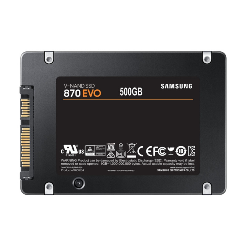 Samsung SSD 2.5  500GB SATA 870EVO (MZ-77E500BW)