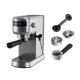 Electrolux Coffe maker carob, 1L, ground, hand capuchino maker, LED display, cup warmer, inox (E6EC1-6ST)