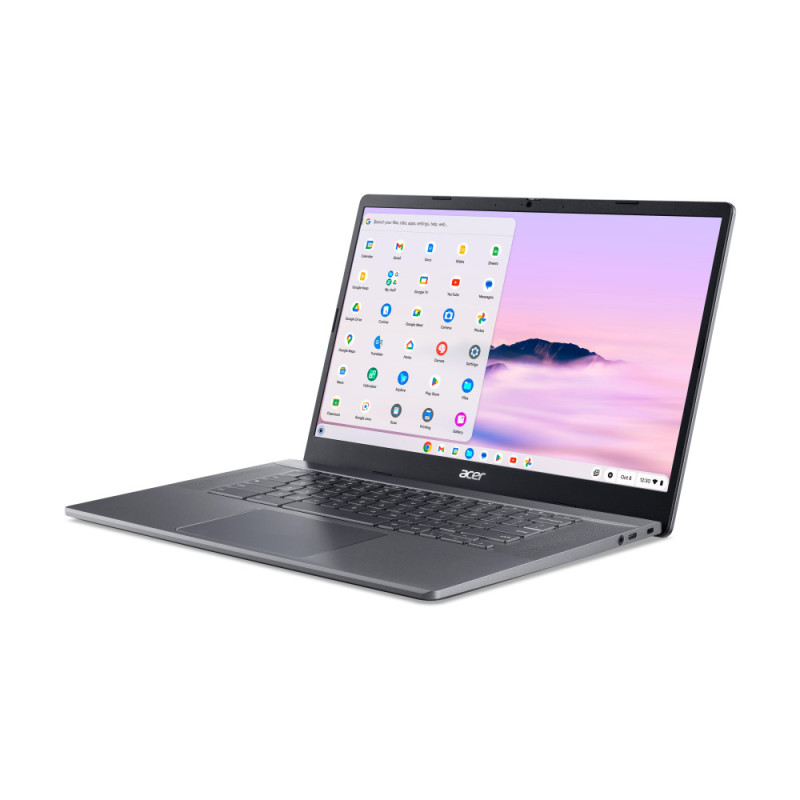 Acer Ноутбук Chromebook Plus CB515-2H 15" FHD IPS, Intel i5-1235U, 16GB, F512GB, UMA, ChromeOS, серый (NX.KNUEU.004)