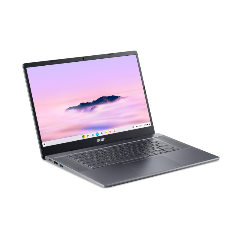 Acer Ноутбук Chromebook Plus CB515-2H 15" FHD IPS, Intel i5-1235U, 16GB, F512GB, UMA, ChromeOS, серый (NX.KNUEU.004)