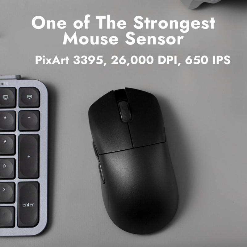 Lemokey Mouse G1 USB-A/USB-C/WL/BT, 8K, білий (G1-A1)