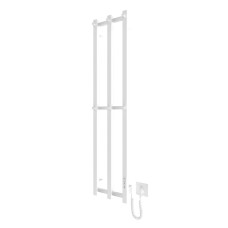 Hygge Family electric towel warmer Slim, 1170x250x80mm, timer-regulator, steel, matte white (3.164.045798.WM)