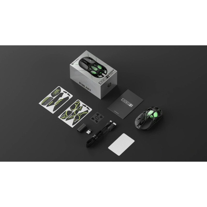 GravaStar Миша Mercury X, BT/WL/USB-A, RGB, чорний (GSX_BLK)