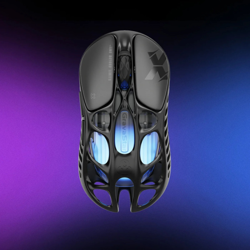 GravaStar Миша Mercury X, BT/WL/USB-A, RGB, чорний (GSX_BLK)