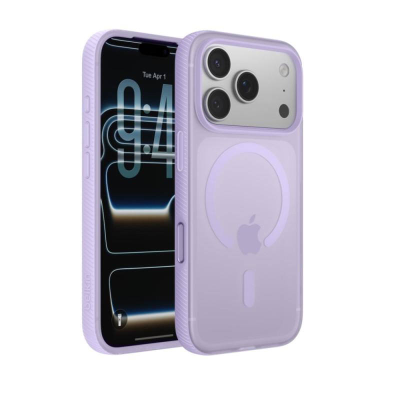 Belkin Чохол Belkin для iPhone 17 Pro, Magnetic Protective Grip, Lavender (MSA035HQLV)