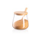 ARDESTO Jar Midori Sugar, 500ml, glass, bamboo, transparent (AR1350BHS)