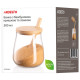 ARDESTO Jar Midori Sugar, 500ml, glass, bamboo, transparent (AR1350BHS)