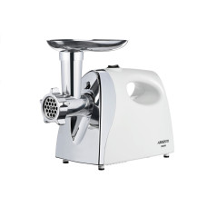 ARDESTO Meat grinder, 1800W, prod.-2kg/min, 3 cutting plates+for sausag.plates, tomato juicer, plastik, white-silver (MGL-2050R)