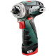 Metabo Cordless Drill Crwdriver POWERMAXX BS BASIC, 2*12V, 2Ah, 0-360/0-1400rpm, chuck 1-10mm, hexagon, 17/34Nm (600984500)