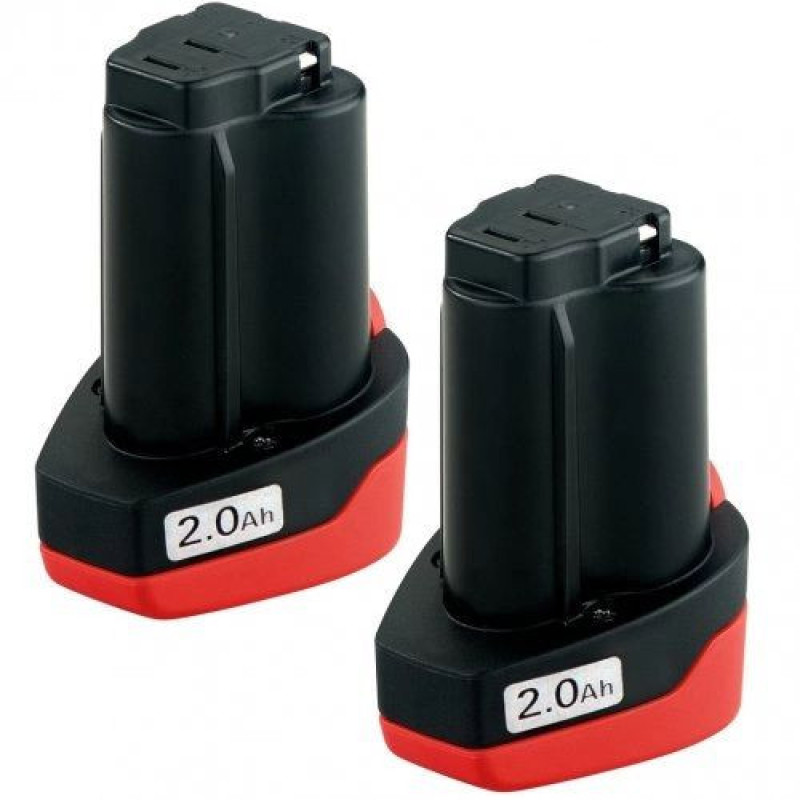 Metabo Cordless Drill Crwdriver POWERMAXX BS BASIC, 2*12V, 2Ah, 0-360/0-1400rpm, chuck 1-10mm, hexagon, 17/34Nm (600984500)