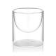 ARDESTO Double wall dessert glasses set, 220ml, 2pcs, borosilicate glass, transparent (AR2622BCR)