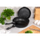 ARDESTO Deep Fry pan with removable handle Gemini Bari, 28cm, aluminium, black (AR1228B)