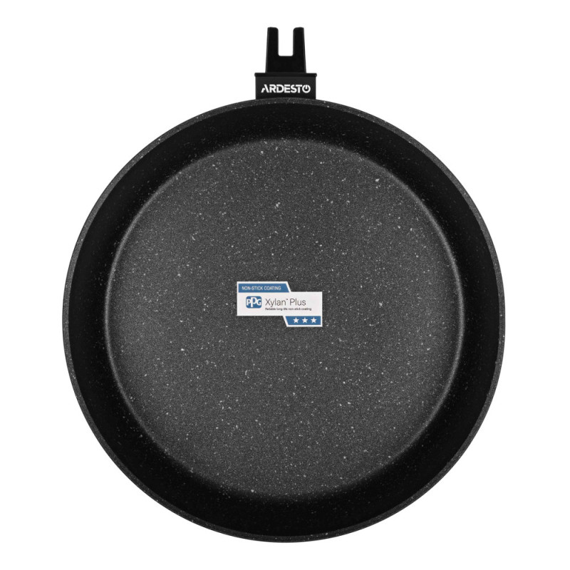 ARDESTO Deep Fry pan with removable handle Gemini Bari, 28cm, aluminium, black (AR1228B)