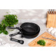 ARDESTO Deep Fry pan with removable handle Gemini Bari, 28cm, aluminium, black (AR1228B)