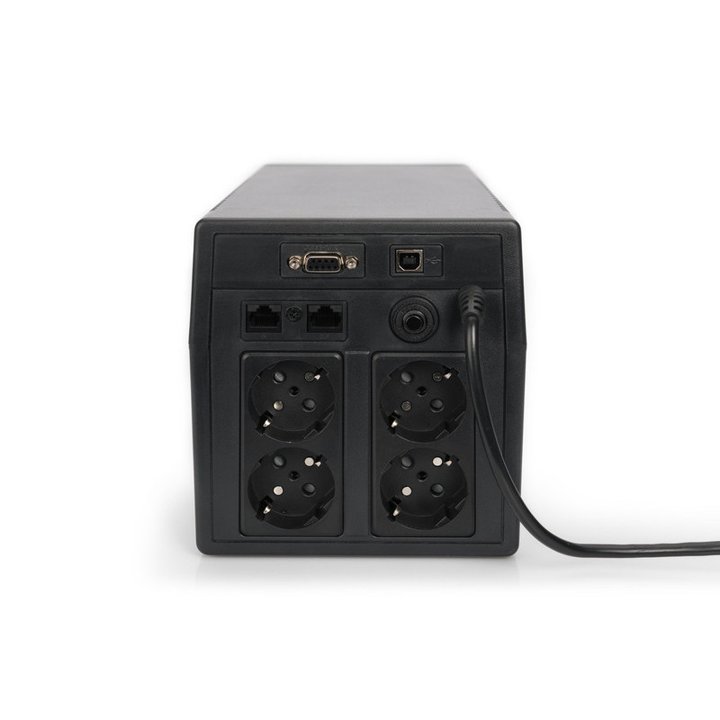 Digitus ИБП Line-Interactive, 2000VA/1200W, LCD, 4xSchuko, RJ45, RS232, USB (DN-170076)