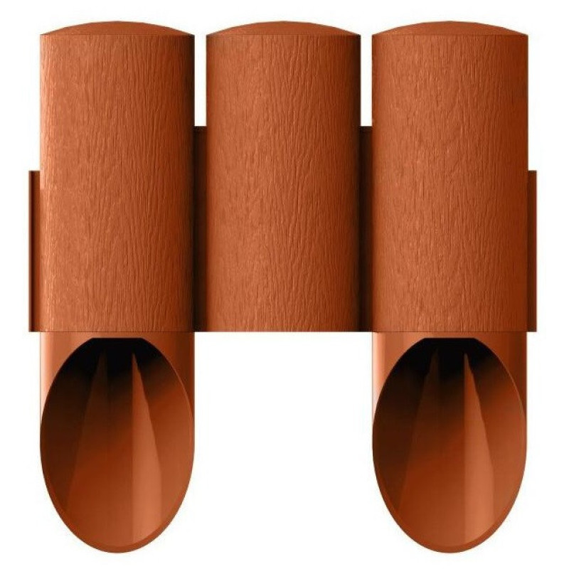 Cellfast Lawn fence MAXI, 3 elements, 2.1m, brick (34-013)