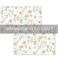 ARDESTO Набір серветок серв. ARDESTO Spring flowers 30х45см, 2шт, 100% поліестер, білий (ART15FL)