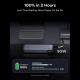 Батарея универсальная Ugreen 25000mAh 165W DualCable (PB552 55995B)