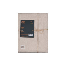 ARDESTO Tablecloth Oliver, beige, 120х136 cm, 100% cotton (ART07OB)