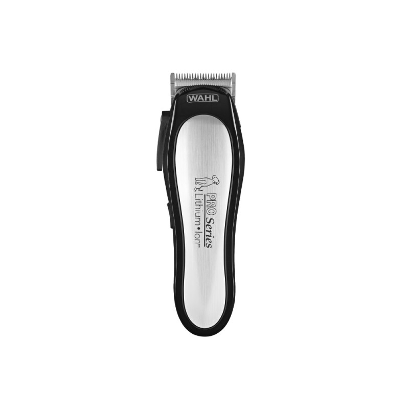 Moser Hair clipper WAHL Wahl Lithium Ion Pro for pets, network+battery, nozzles-4, case, scissors, comb included., grey (09766-016)