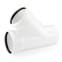 Rehau Трійник каналізаційний Raupiano Plus, 110-110-45° (122984001)
